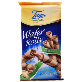 Tago Roll Wafers-hazelnut 12x150g dimarkcash&carry