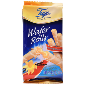 Tago Roll Wafers-vanilla 12x150g dimarkcash&carry