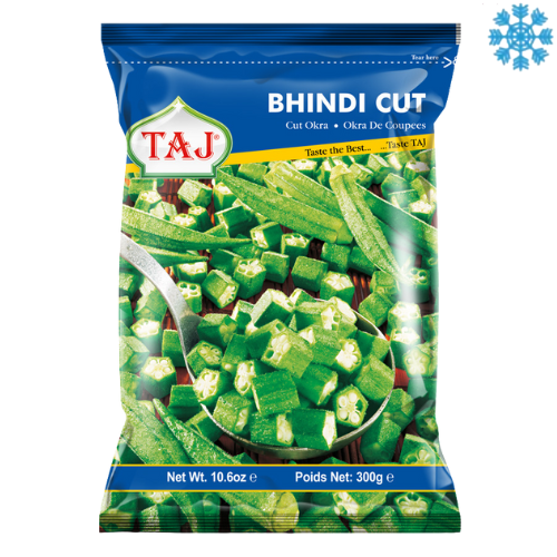 Taj Cut Okra 12X300G - Collection Only Frozen Product dimarkcash&carry