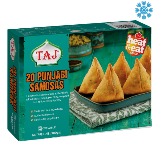 Taj Catering Punjabi Samosa 6X900G - Collection Only Frozen Product dimarkcash&carry