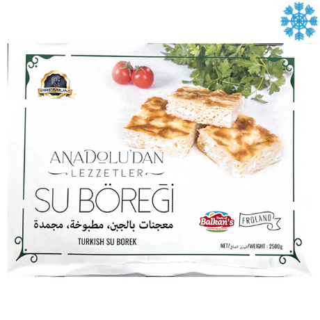 Taste Of Balkans Pastry W Feta Cheese / Su Boregi 4X2.5Kg - Collection Only Frozen Product dimarkcash&carry