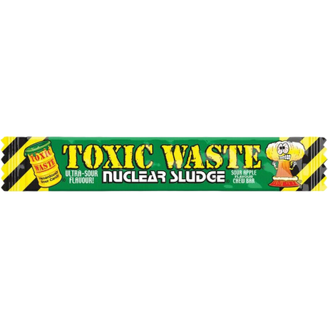 Toxic Waste Sour Apple Chew Bars 50X20G dimarkcash&carry