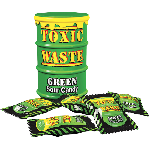 Toxic Waste Green Drum 12X42G dimarkcash&carry