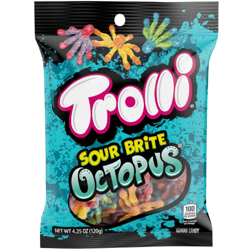 Trolli Sour Brite Octopus 12X120G dimarkcash&carry