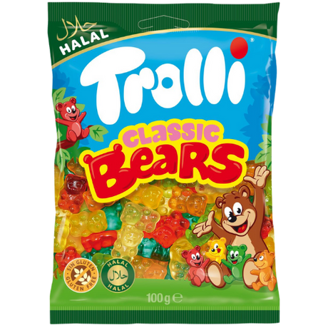 Trolli *Halal* Bears Bag 30x100g dimarkcash&carry