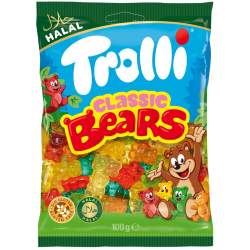 Trolli *Halal* Bears Bag 30x100g dimarkcash&carry