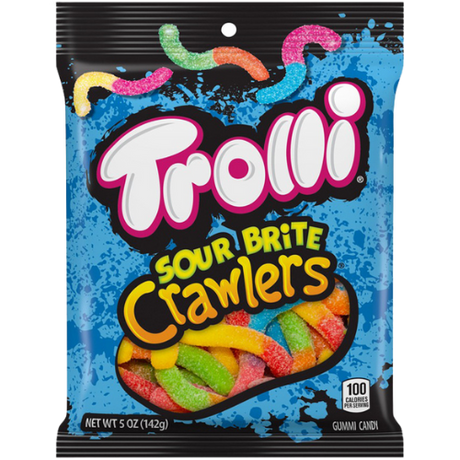 Trolli Sour Brite Crawlers Peg Bag 12x141g dimarkcash&carry