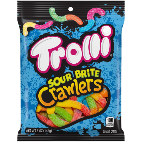 Trolli Sour Brite Crawlers Peg Bag 12x141g dimarkcash&carry