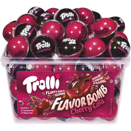 Trolli Flavorbomb Cherry Cola Tub 60X20G dimarkcash&carry