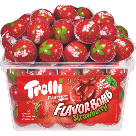 Trolli Flavorbomb Strawberry Tub 60X20G dimarkcash&carry