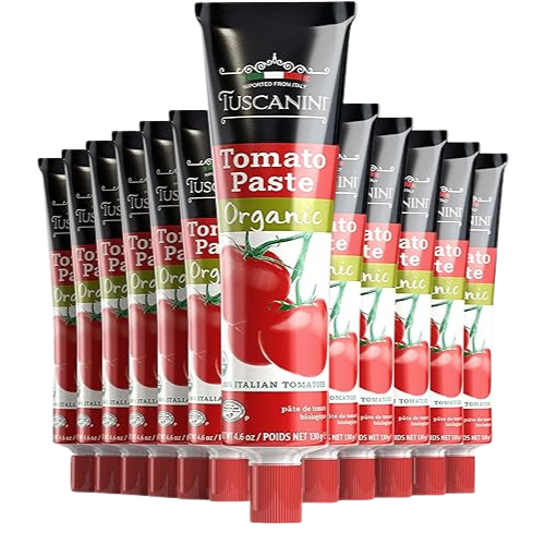 Tuscanini Organic Tomato Paste In Tube 12X130G dimarkcash&carry