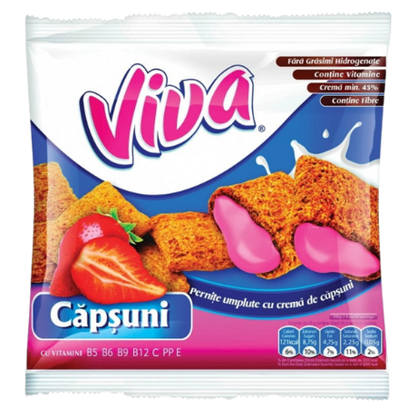 Viva Strawberry Snacks 14X200G dimarkcash&carry