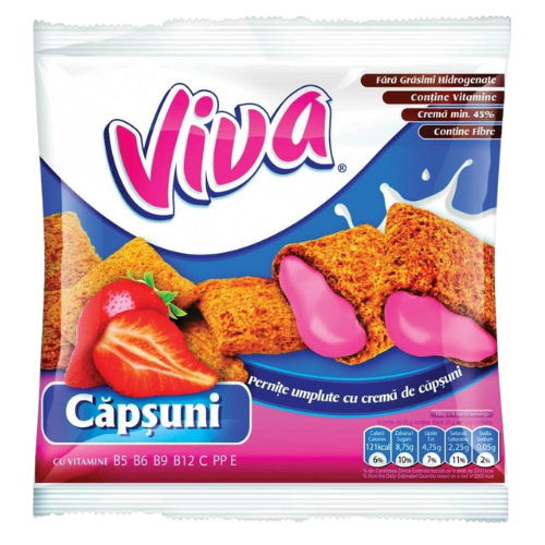 Viva Strawberry Snacks 14X200G dimarkcash&carry