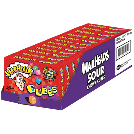 Warheads Theatre Box Chewy Cubes 12X113G (4Oz) dimarkcash&carry