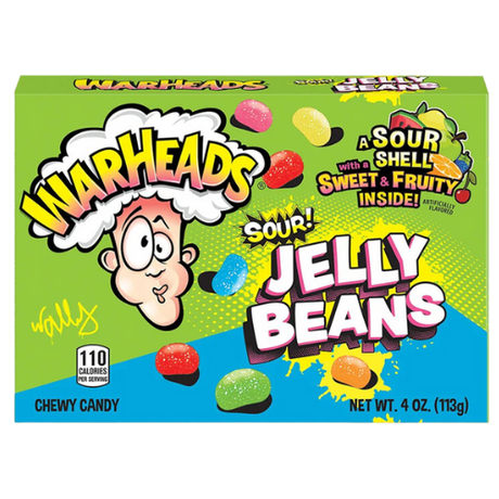 Warheads Theatre Box Jelly Beans 12X113G (4Oz) dimarkcash&carry