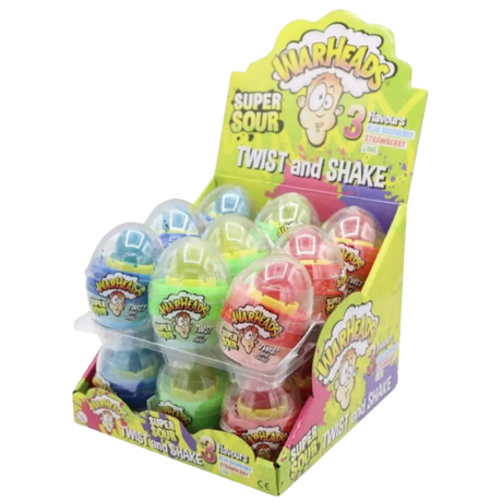 Warheads Super Sour Twist & Shake Eggo 18X18G dimarkcash&carry