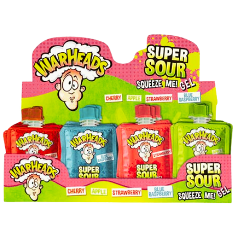 Warheads Super Sour Squeeze Me Gel 32X20G dimarkcash&carry