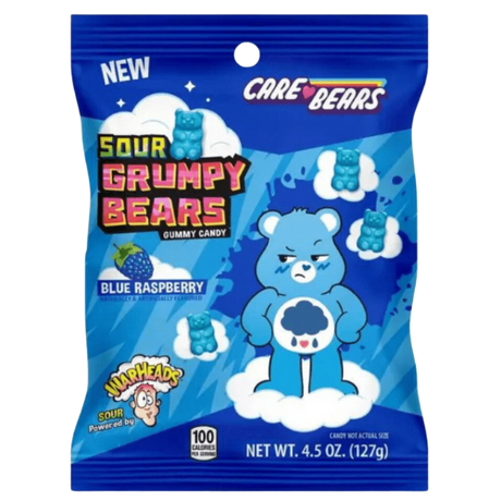 Warheads Grumpy Bears Bags 12x127g (4.5oz) dimarkcash&carry