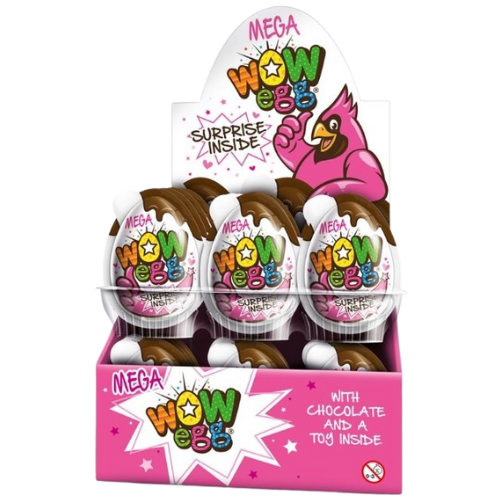 Wow Egg Big 24X20G Pink dimarkcash&carry