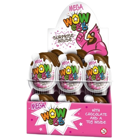 Wow Egg Big 24X20G Pink dimarkcash&carry