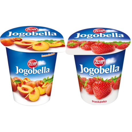 Zott Jogobella Standard (Strawberry-Peach) -12X400G dimarkcash&carry