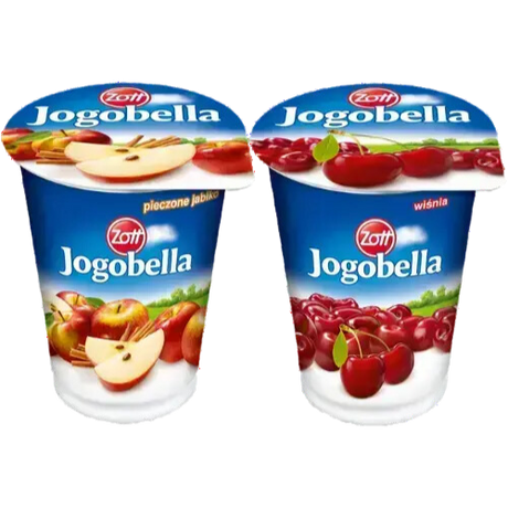 Zott Jogobella Classic (Cherry - R. Apple) - 12X400G dimarkcash&carry