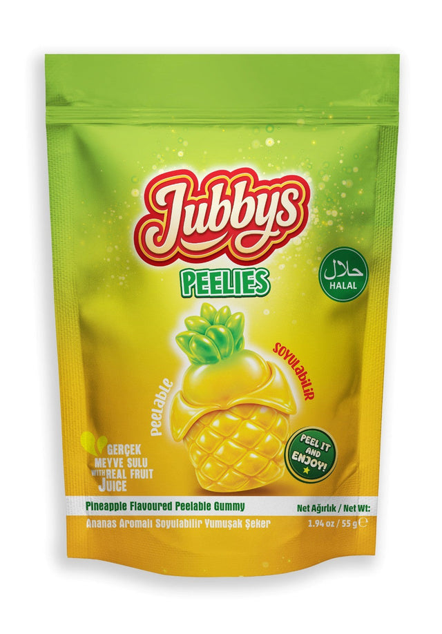Jubby Peelable Pineapple (Halal) 12X55G dimarkcash&carry
