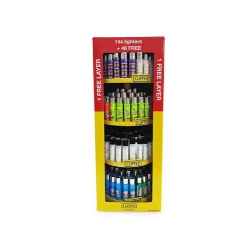 Clipper Lighters 144+48 Free Pack dimarkcash&carry