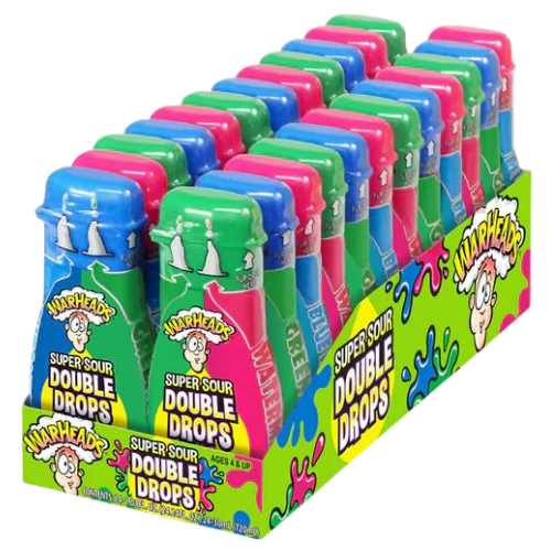 Warheads Double Drops Liquid 24x28g dimarkcash&carry