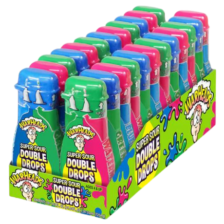 Warheads Double Drops Liquid 24x28g dimarkcash&carry